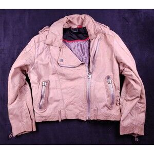 DOMA Women's leather cropped Jacket size S